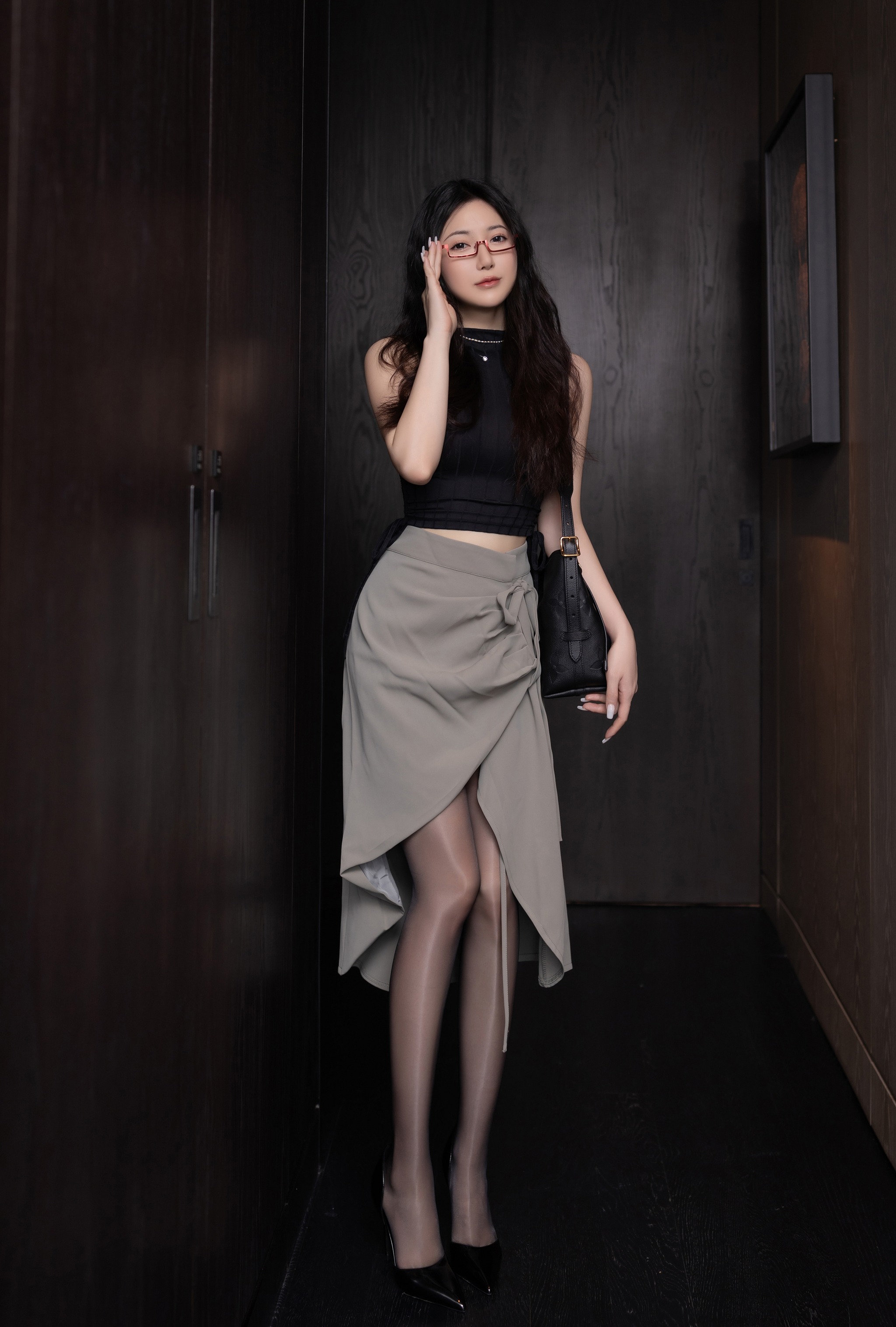 图片[1]-鱼子酱Fish – NO.224 （私拍）《眼镜娘》写真[120P]-XikXak